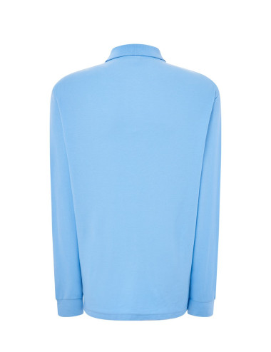 Herren-Langarm-Poloshirt POLO PORA 210 LS blauer Himmel JHK