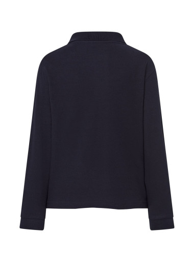 Langarm-Poloshirt für Kinder PKID 210 LS Marineblau JHK