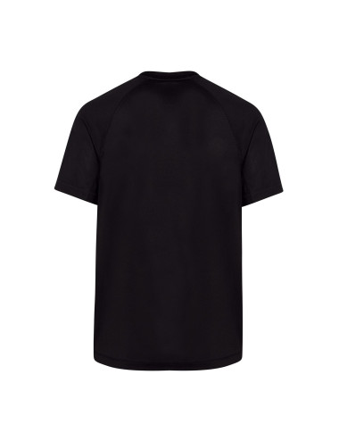 "Koszulka Męska Sportowa JHK - Czarna, Oddychająca, Szybkoschnąca 