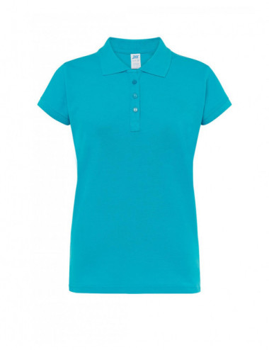 Women`s polo shirts popl 200 turquoise Jhk