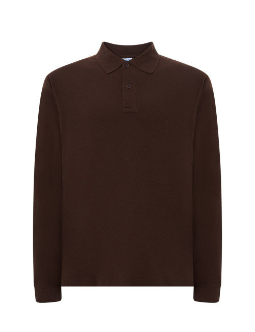 Men`s polo shirt polo pora 210 ls chocolate Jhk