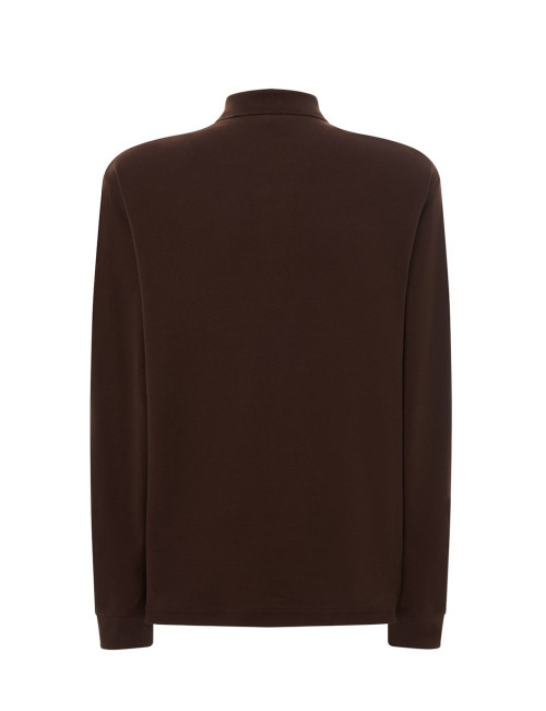 Men`s polo shirt polo pora 210 ls chocolate Jhk