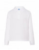 Koszulka Polo Dziecięca z Długim Rękawem PKID 210 LS WH White JHK