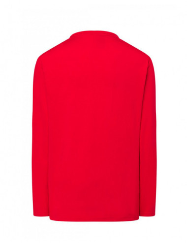 Koszulka męska tsra 150 ls t-shirt czerwony Jhk