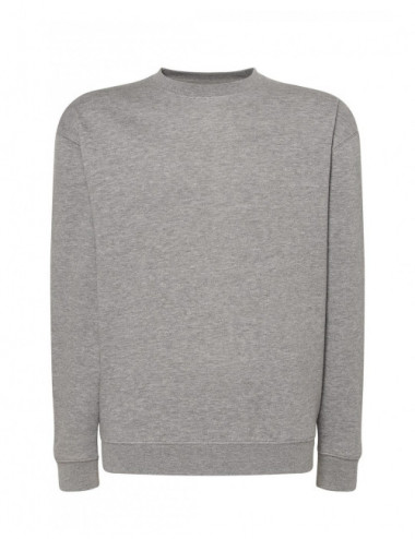 Herren-Sweatshirt SWRA 290 Sweatshirt grau meliert JHK