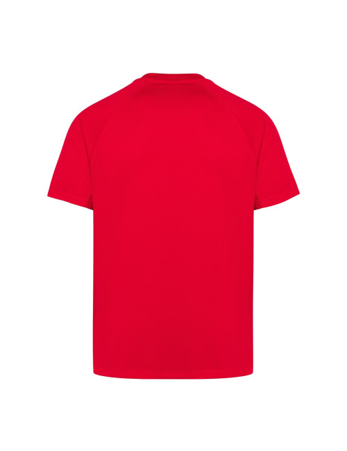 "Men's JHK Red Sports T-Shirt - Breathable, Quick-Drying, Perfect for