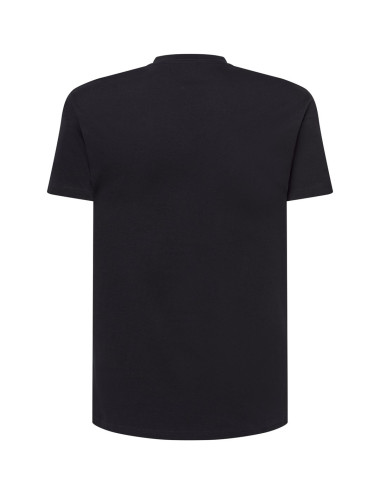 "Koszulka męska JHK TSUA PICO URBAN V-NECK czarna - idealna do haftu