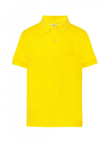 Kids polo shirt pkid 210 yellow Jhk
