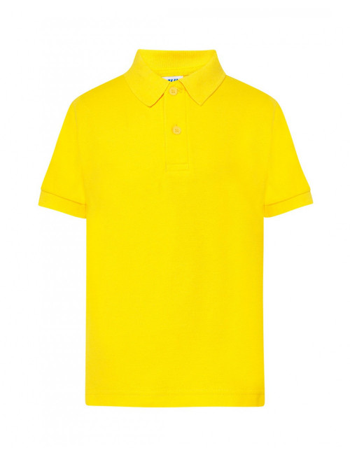 Koszulka polo dziecięca pkid 210 żółty Jhk