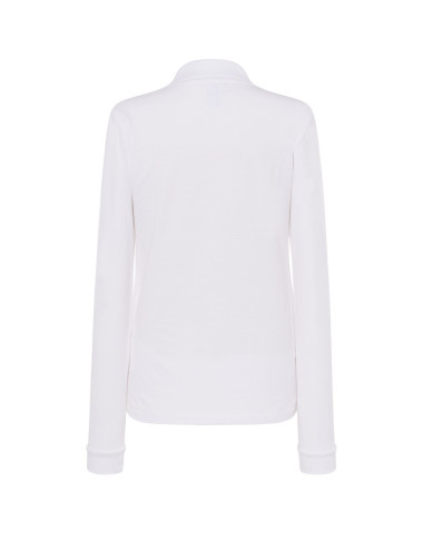 Koszulka polo z długim rękawem POPL 200 LS wh white Jhk