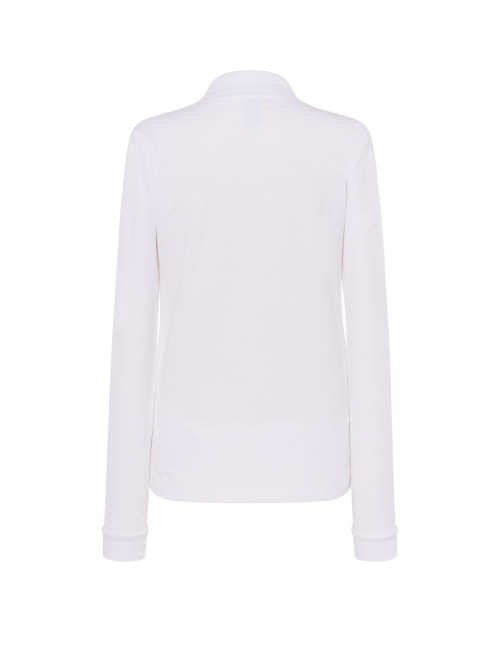 Koszulka polo z długim rękawem POPL 200 LS wh white Jhk