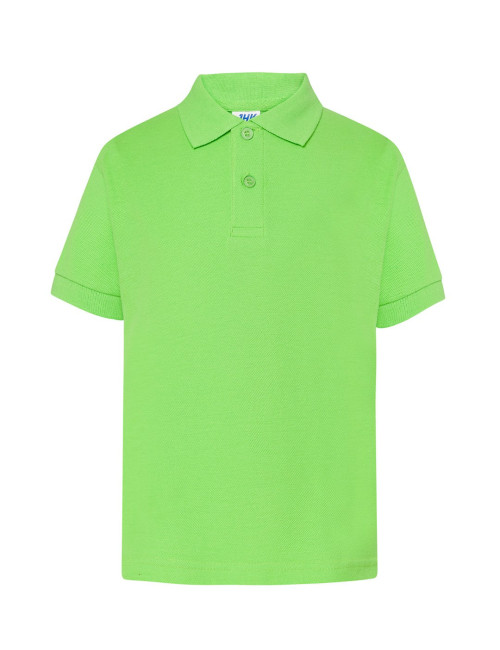 Kinder-Poloshirt pkid 210 Limette Jhk