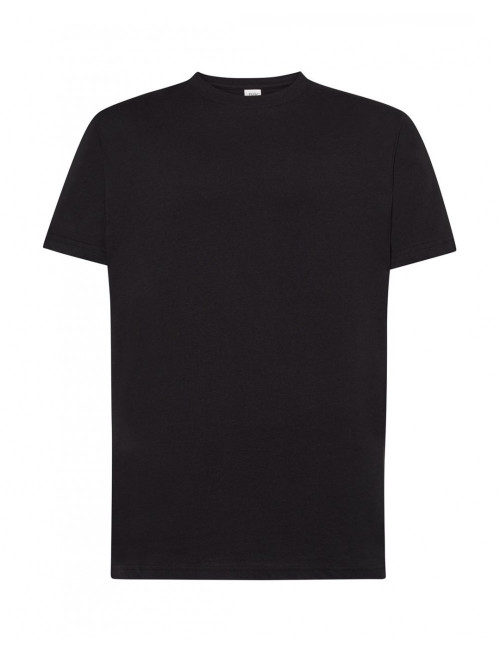 Koszulka męska tsua 150 slim fit t-shirt czarny Jhk