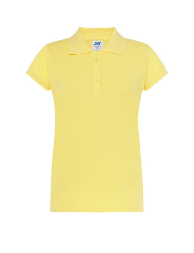 Damen-Poloshirts Popl 200 hellgelb Jhk