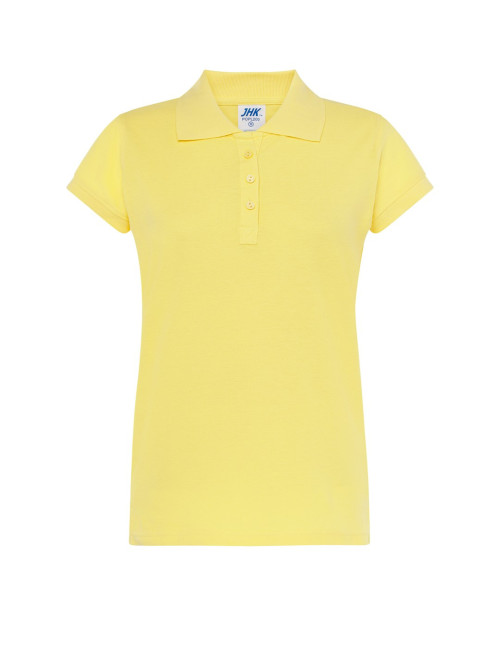 Damen-Poloshirts Popl 200 hellgelb Jhk
