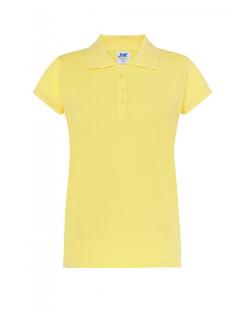 Women`s polo shirts popl 200 light yellow Jhk