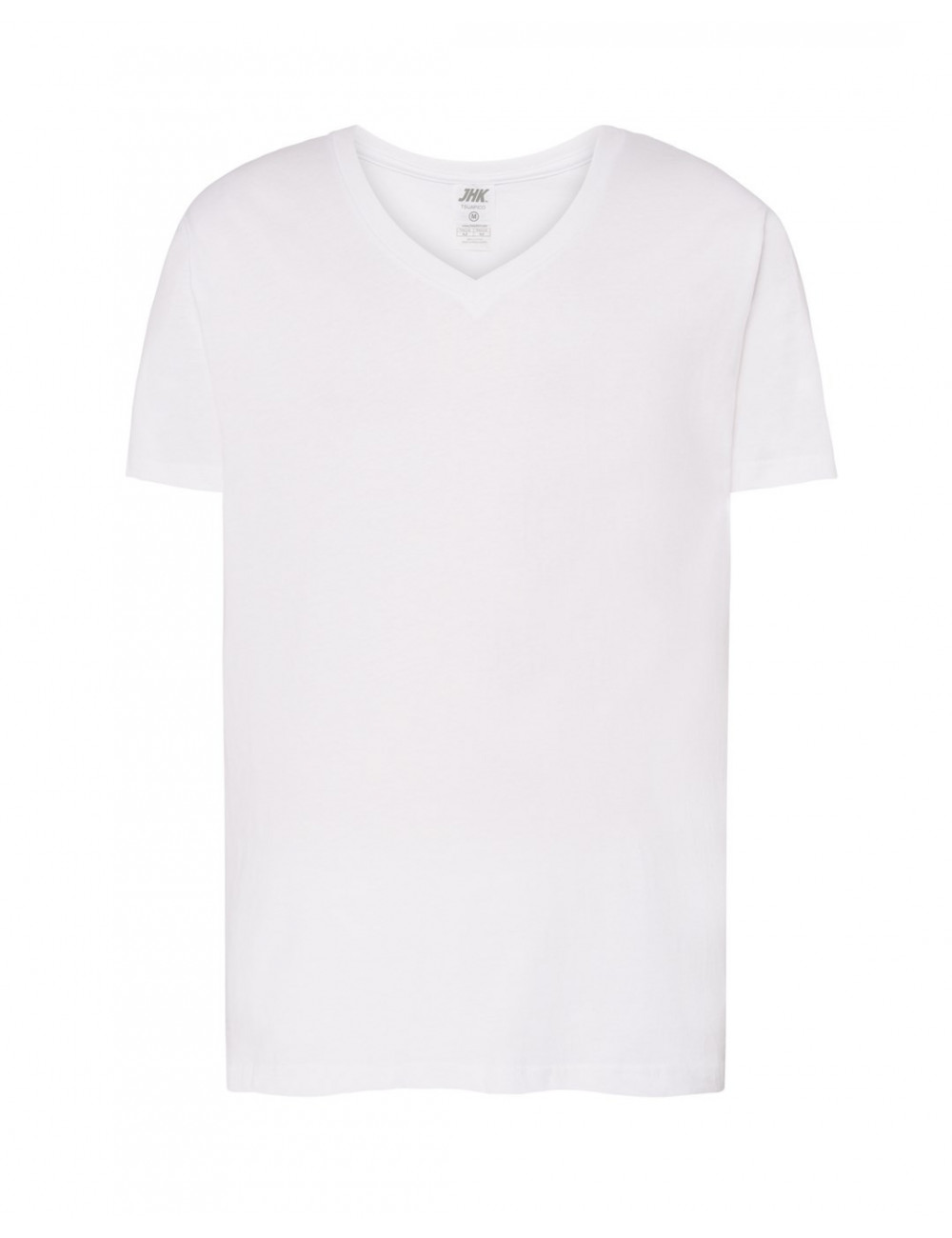 Tsua Pico Urban Herren-T-Shirt mit V-Ausschnitt, weiß, Jhk