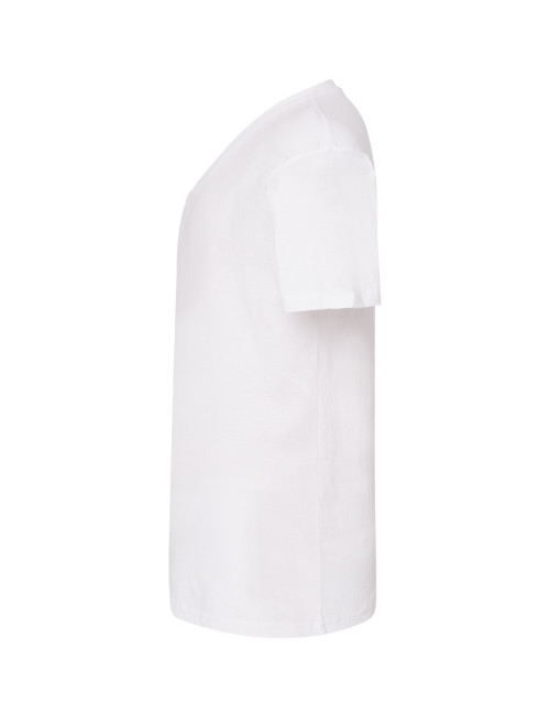 "Koszulka męska JHK TSUA PICO URBAN V-NECK WH - 100% bawełna, ideal