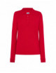 Women`s polo shirts popl 200 ls red Jhk