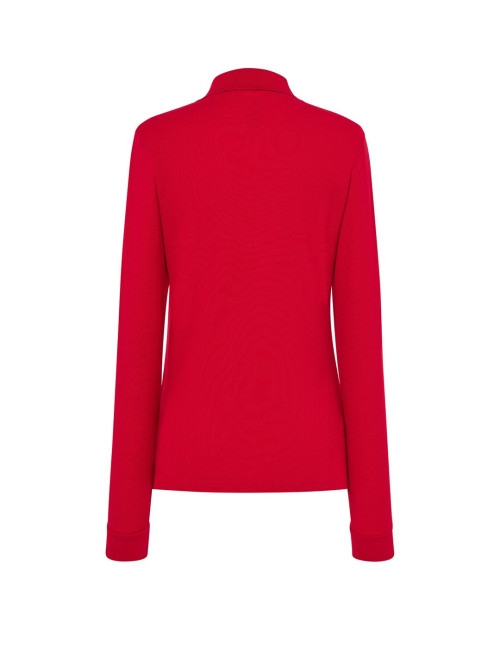 Women`s polo shirts popl 200 ls red Jhk