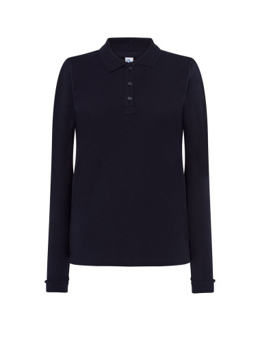 Women`s polo shirts popl 200 ls navy Jhk