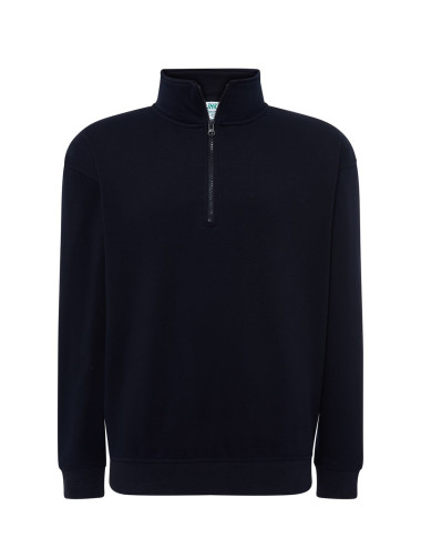 Swra zip half zip men`s sweatshirt navy blue Jhk