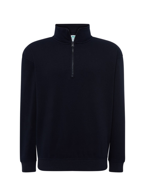 Swra zip half zip men`s sweatshirt navy blue Jhk
