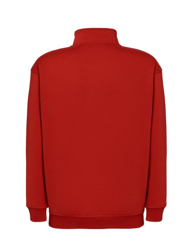 Bluza dresowa męska swra zip half zip czerwony Jhk