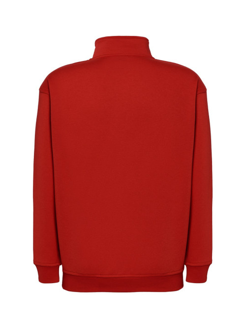 Bluza dresowa męska swra zip half zip czerwony Jhk