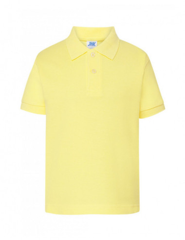 Children`s polo shirt pkid 210 light yellow Jhk