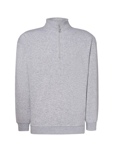 Herren-Sweatshirt Swra Zip Half Zip Grau Melange JHK
