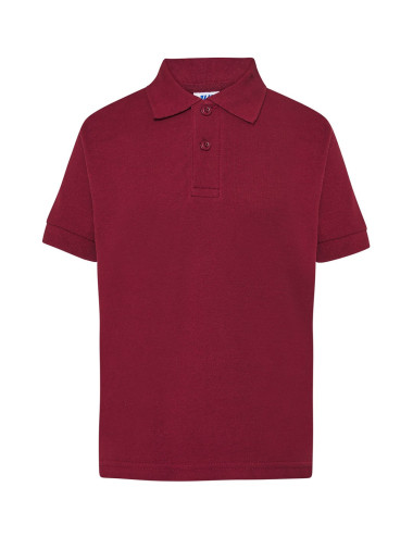 Kinderpoloshirt pkid 210 bordeaux Jhk