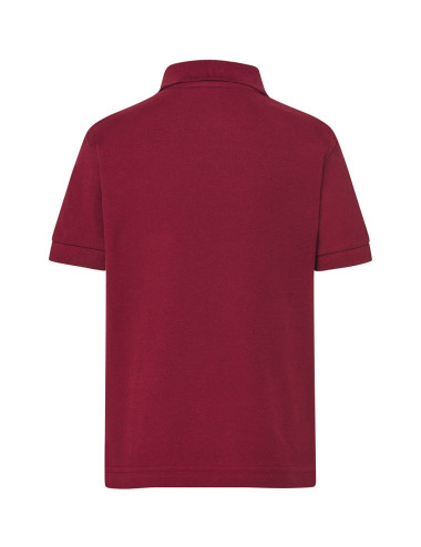 Kids polo shirt pkid 210 burgundy Jhk