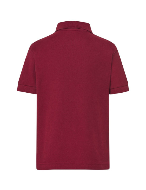 Kids polo shirt pkid 210 burgundy Jhk