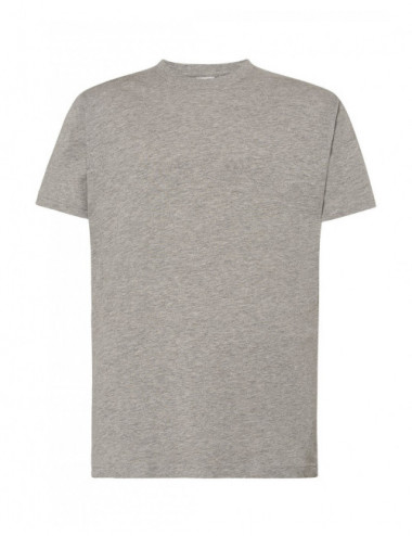 Koszulka męska tsua 150 slim fit t-shirt szary melanż Jhk