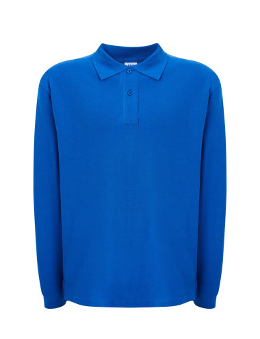Langarm-Poloshirt für Kinder PKID 210 LS Royal Blue JHK