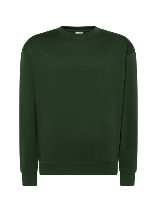 Herren-Sweatshirt SWRA 290 Sweatshirt flaschengrün JHK