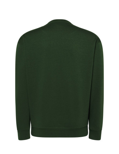 Bluza dresowa męska swra 290 sweatshirt butelkowa zieleń Jhk