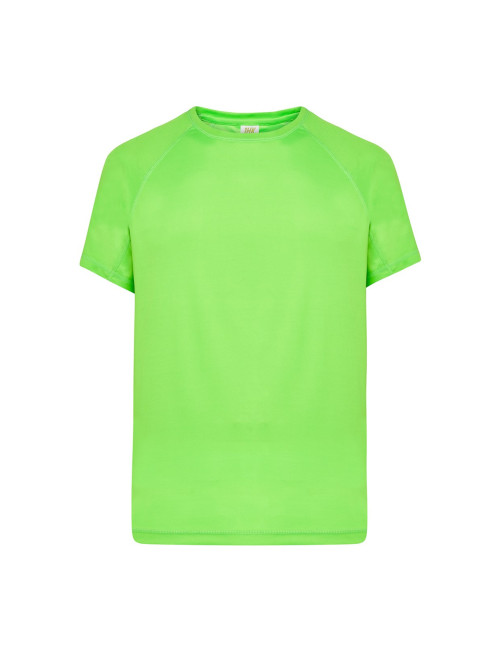 "Men's Lime Sport T-Shirt by JHK - Quick-Drying, Durable Print Ready"