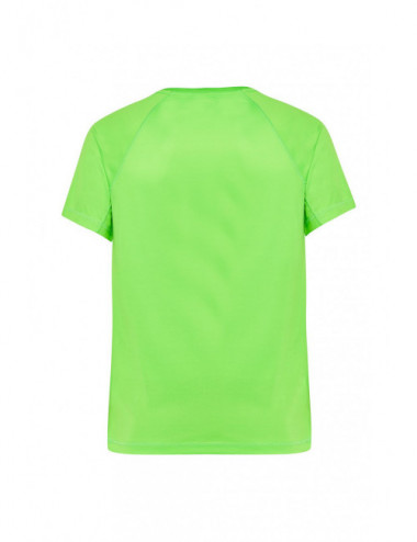Koszulka męska  t-shirt sport man limonkowy flour Jhk