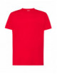 Koszulka męska tsua 150 slim fit t-shirt czerwony Jhk