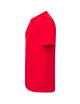 "Koszulka Męska JHK TSUA 150 Slim Fit, Czerwony T-shirt z Bawełny -