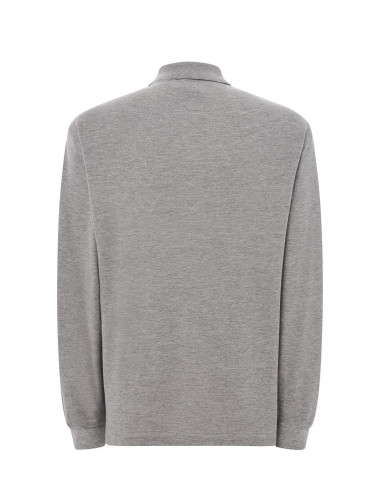 Men`s polo shirt polo pora 210 ls gray melange Jhk