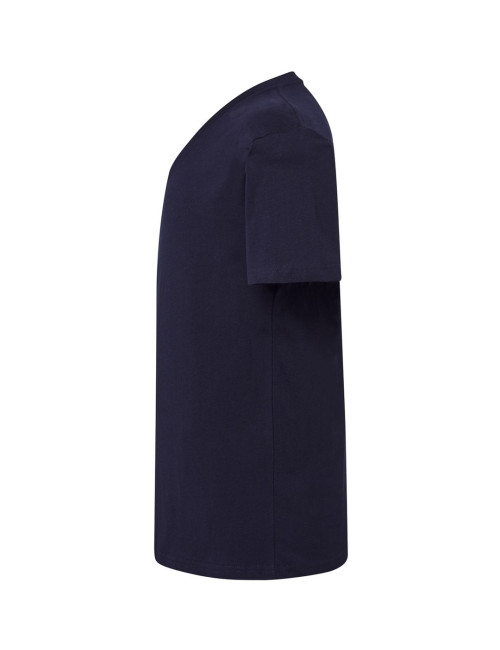 "Koszulka Męska JHK TSUA PICO URBAN V-NECK Granat - Idealna na Nadru