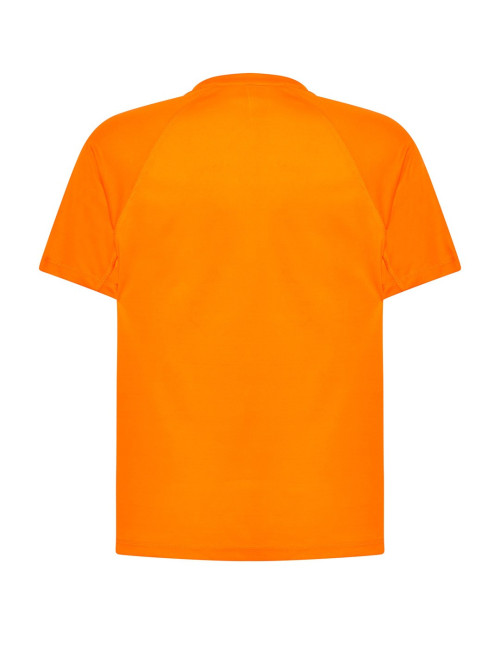 "Men's Fluor Orange JHK Sport T-Shirt - Quick-Drying, Breathable Fabr