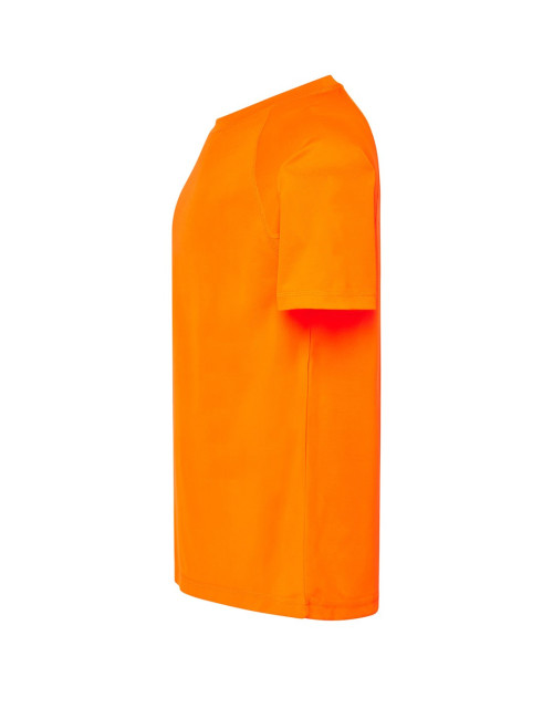 "Men's Fluor Orange JHK Sport T-Shirt - Quick-Drying, Breathable Fabr