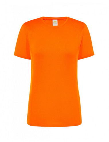 Damen-T-Shirt Sport Lady Orange Fluor JHK
