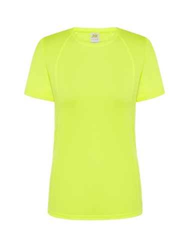 Koszulka damska t-shirt sport lady złoty fluor Jhk