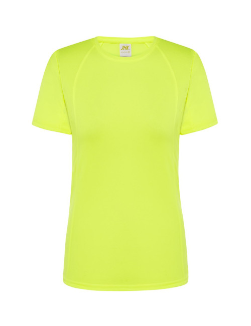 Koszulka damska t-shirt sport lady złoty fluor Jhk