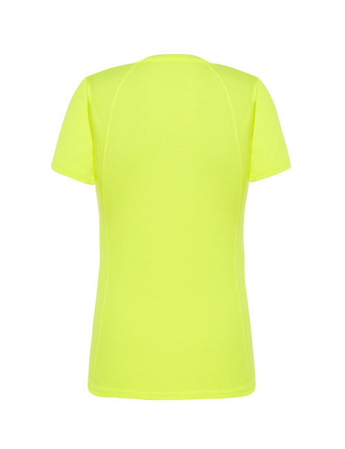 Koszulka damska t-shirt sport lady złoty fluor Jhk